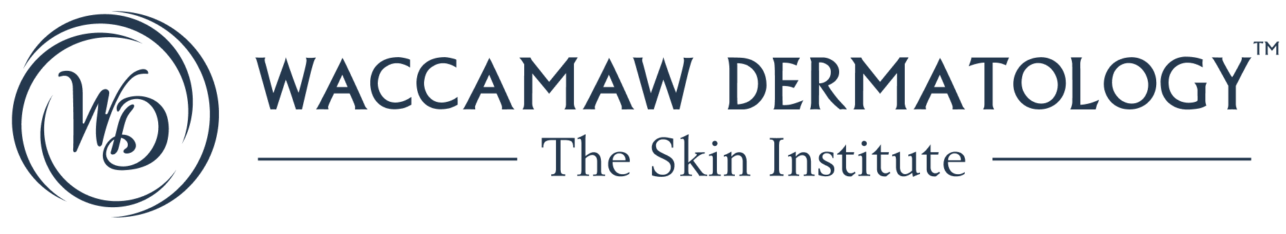 Waccamaw Logo Blue WACC Horizontal Logo 1